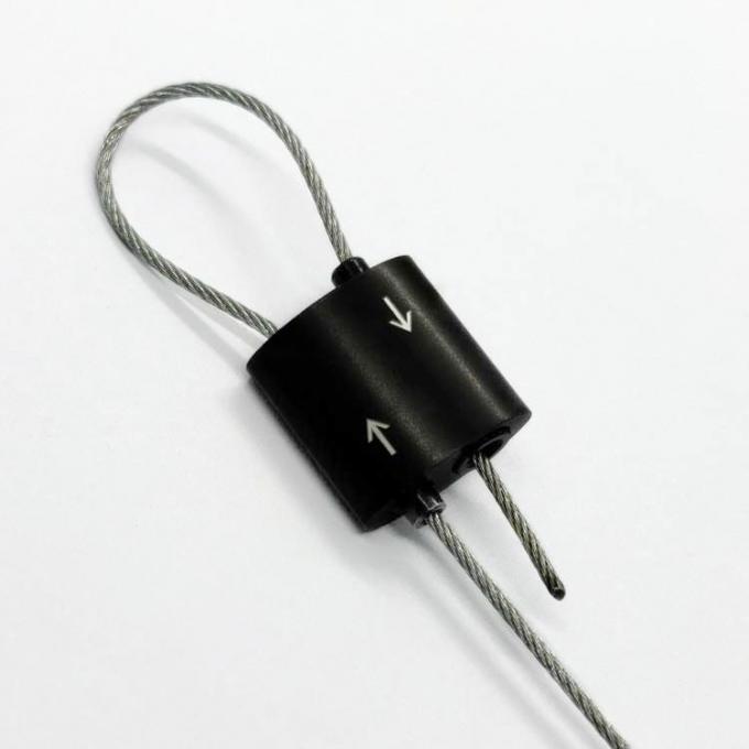 Chain Link Fence Tools 10-Pack 3.0 Cable Stops - Tool-Free Adjusters For 1/8\" Steel Cable (No Crimping Needed) Static Rope